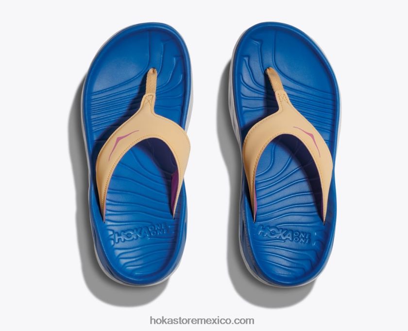 mujer Hoka voltereta de recuperación ora 62T0RT299 impala/cielo costero