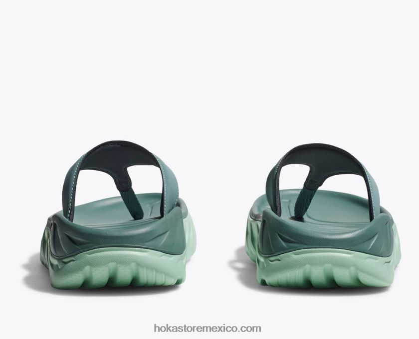 mujer Hoka voltereta de recuperación ora 62T0RT300 enrejado/verde niebla