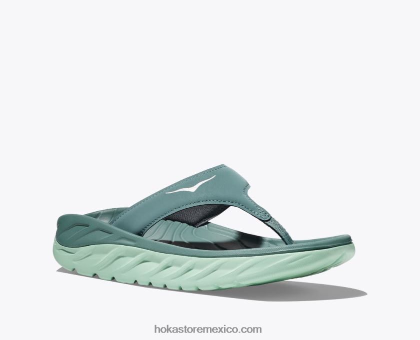 mujer Hoka voltereta de recuperación ora 62T0RT300 enrejado/verde niebla