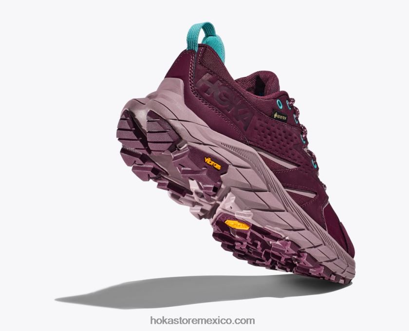 mujer Hoka anacapa baja gtx 62T0RT183 vino de uva/saúco