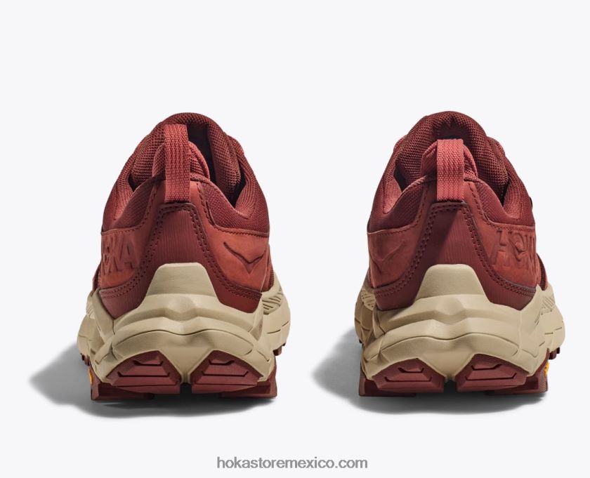 mujer Hoka anacapa baja gtx 62T0RT185 cereza caoba/salsa picante