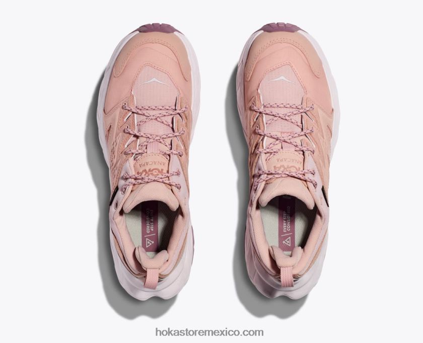 mujer Hoka anacapa baja gtx 62T0RT196 látigo de melocotón/malva nostálgico