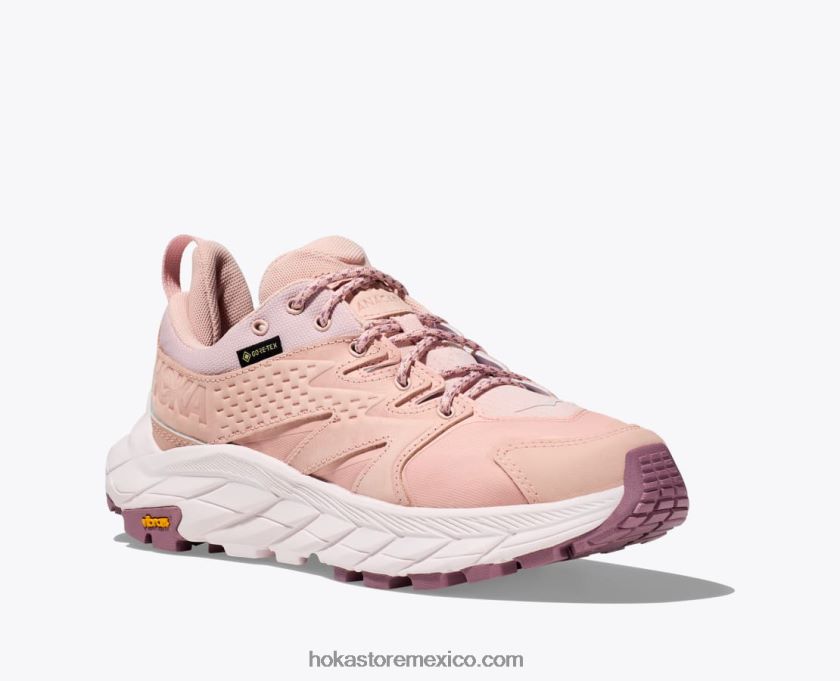 mujer Hoka anacapa baja gtx 62T0RT196 látigo de melocotón/malva nostálgico