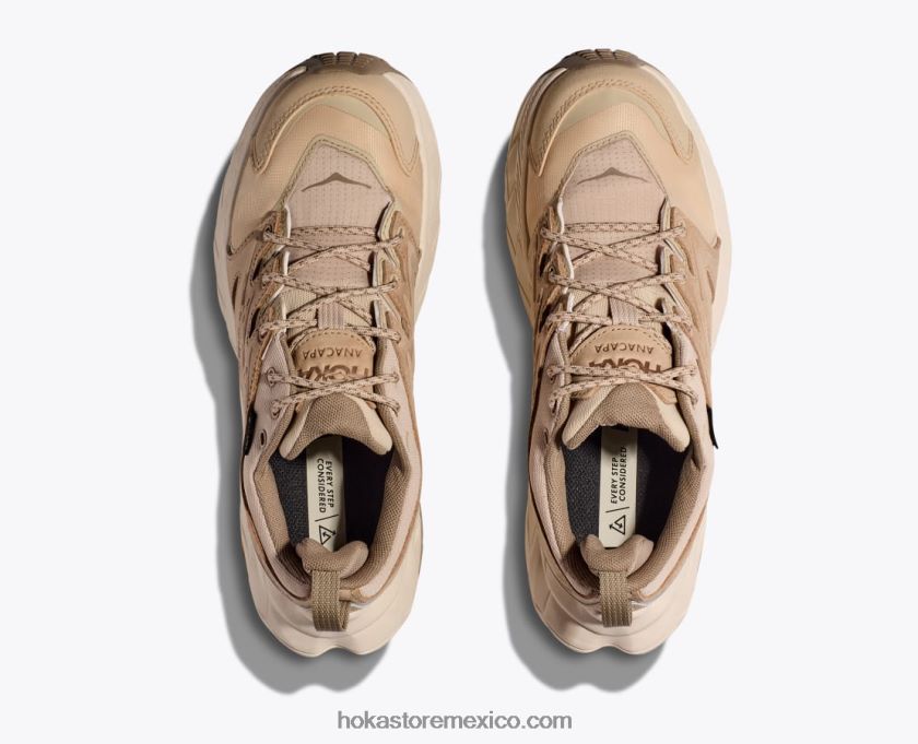 mujer Hoka anacapa baja gtx 62T0RT197 arena movediza / ponche de huevo