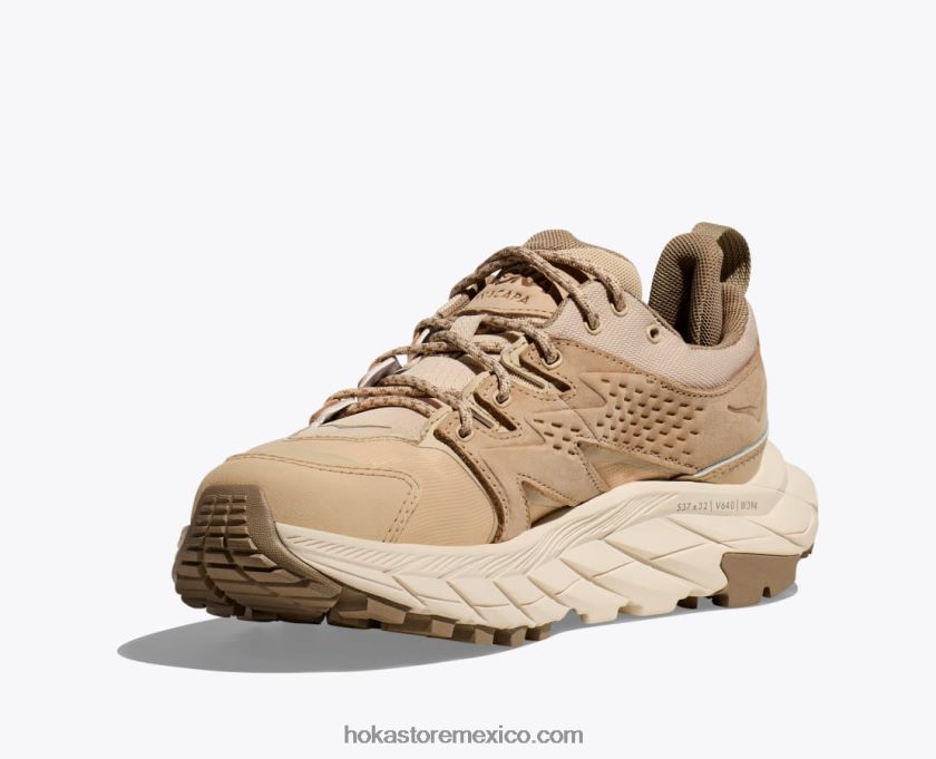 mujer Hoka anacapa baja gtx 62T0RT197 arena movediza / ponche de huevo