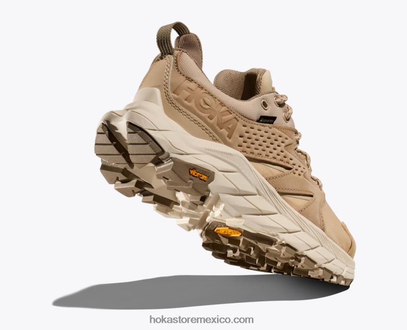 mujer Hoka anacapa baja gtx 62T0RT197 arena movediza / ponche de huevo