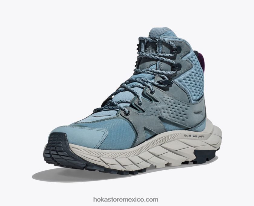 mujer Hoka anacapa mid gtx 62T0RT166 manantial de montaña/niebla del puerto