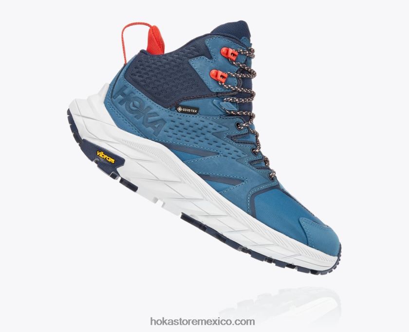 mujer Hoka anacapa mid gtx 62T0RT173 verde azulado real/espacio exterior