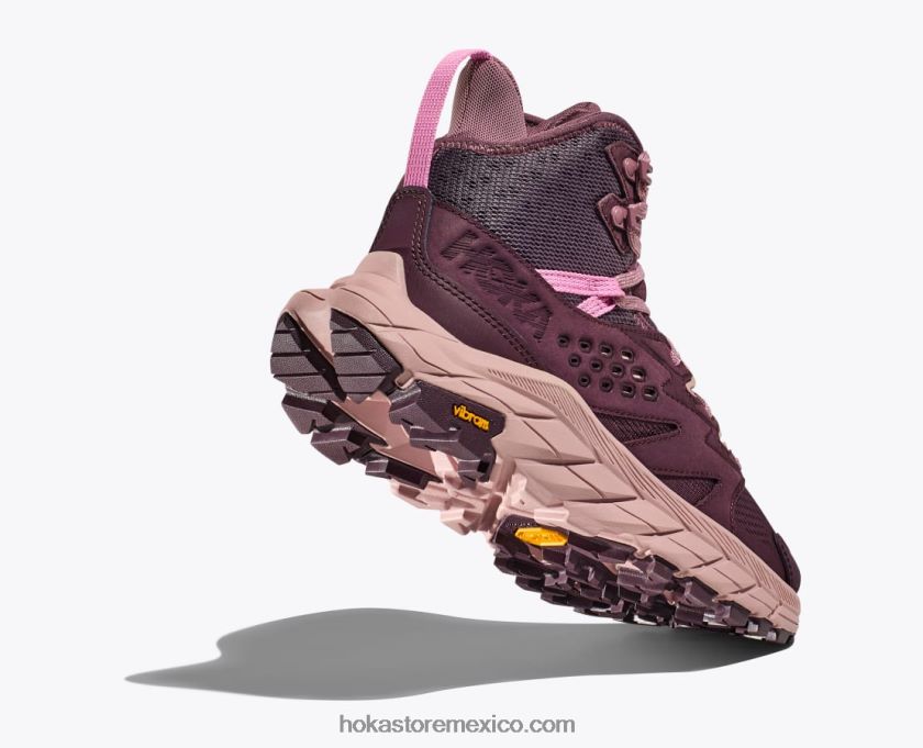 mujer Hoka brisa de anacapa media 62T0RT145 pasa/malva pálido