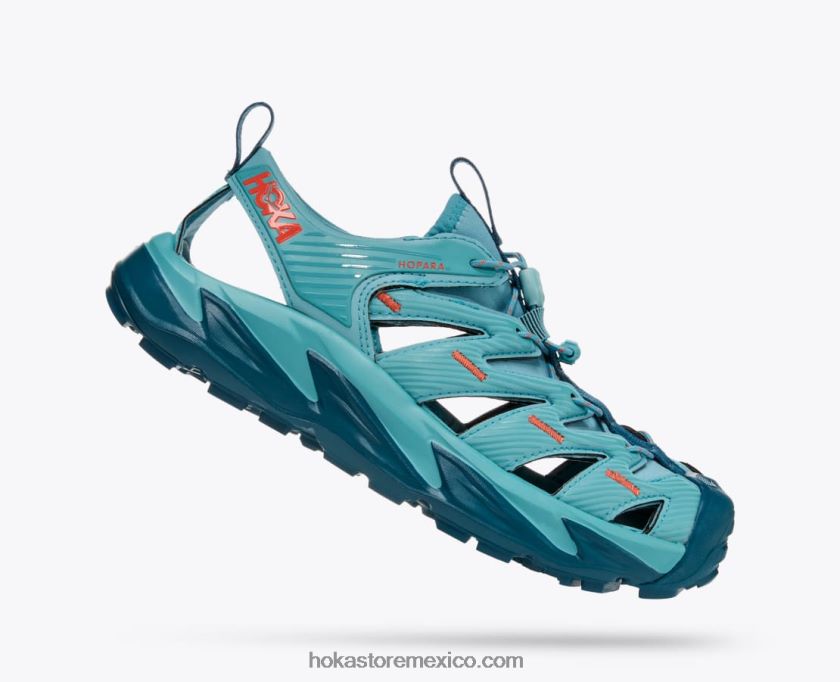 mujer Hoka espero 62T0RT156 sombra costera/coral azul