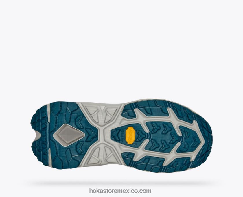 mujer Hoka kaha 2 baja gtx 62T0RT189 piel de tiburón/coral azul