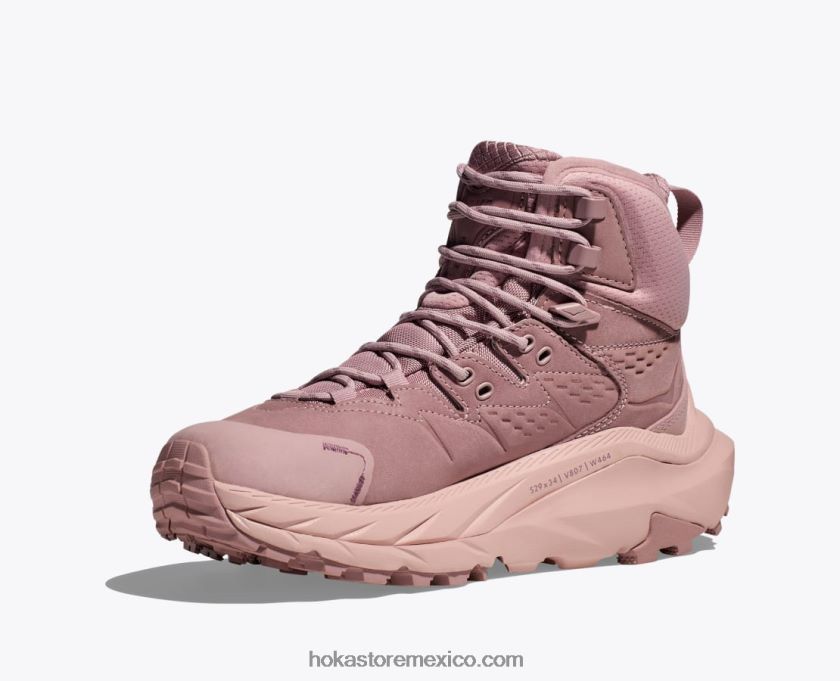 mujer Hoka kaha 2 gtx 62T0RT192 látigo malva pálido/melocotón