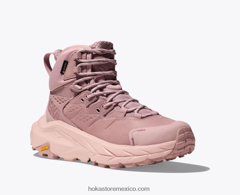 mujer Hoka kaha 2 gtx 62T0RT192 látigo malva pálido/melocotón