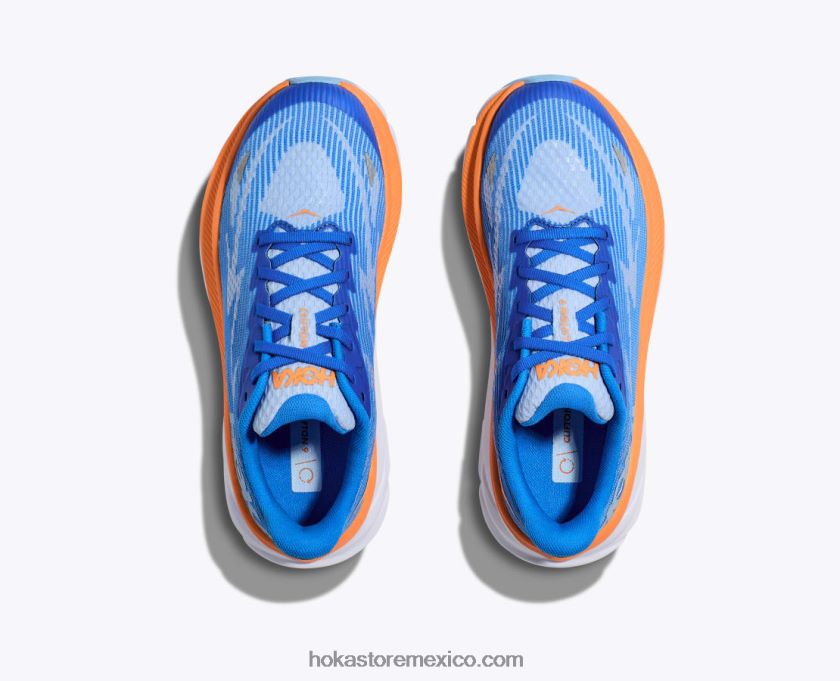 niños Hoka clifton 9 62T0RT674 cielo costero/todos a bordo