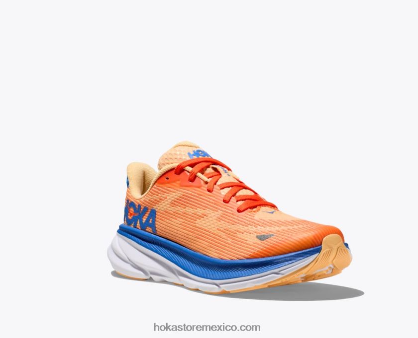 niños Hoka clifton 9 62T0RT676 cielo costero/todos a bordo