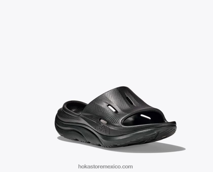 niños Hoka diapositiva de recuperación ora 3 62T0RT679 negro