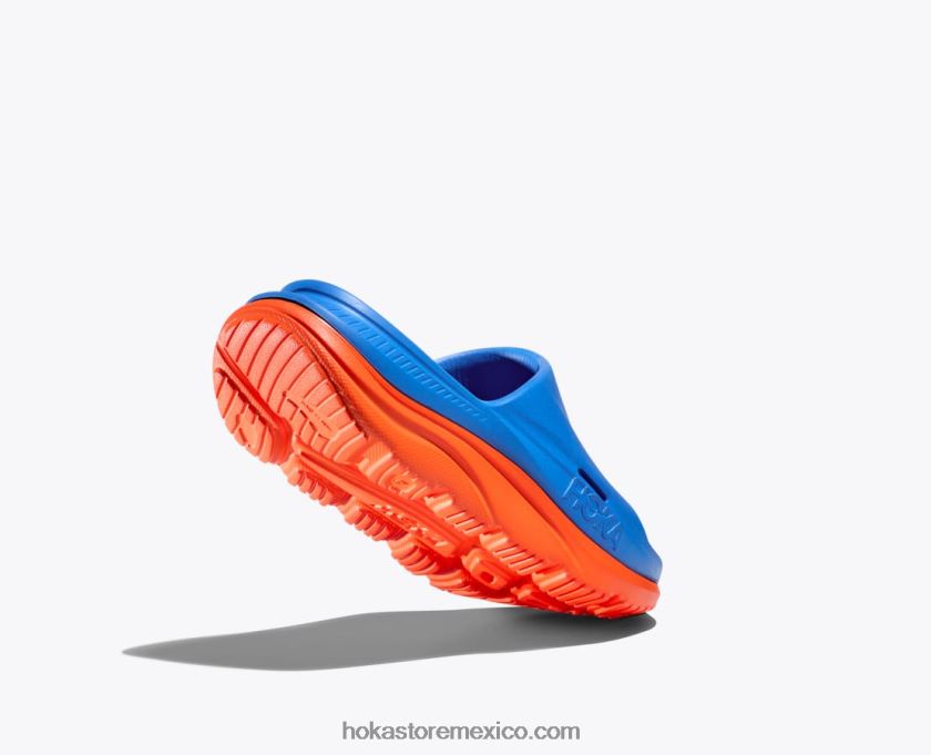 niños Hoka diapositiva de recuperación ora 3 62T0RT680 cielo costero/naranja vibrante