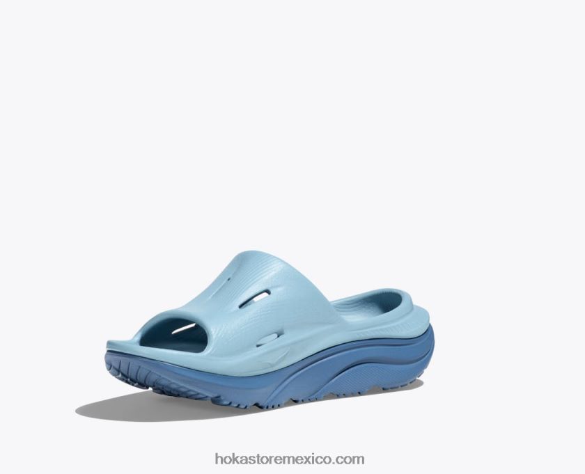 niños Hoka diapositiva de recuperación ora 3 62T0RT681 azul piedra/azul acero