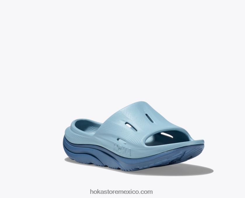 niños Hoka diapositiva de recuperación ora 3 62T0RT681 azul piedra/azul acero